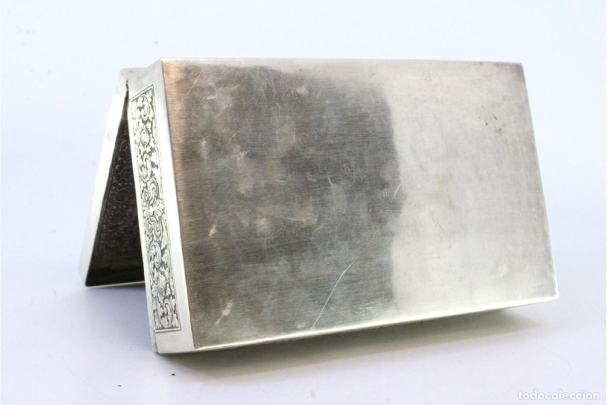 Antig&uuml;edades: Caja de tabaco, plata - Foto 3
