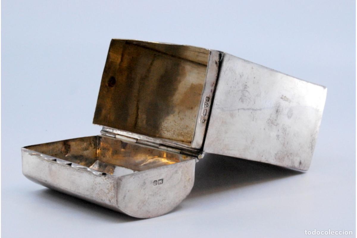 Antig&uuml;edades: Caja de tabaco, plata - Foto 2