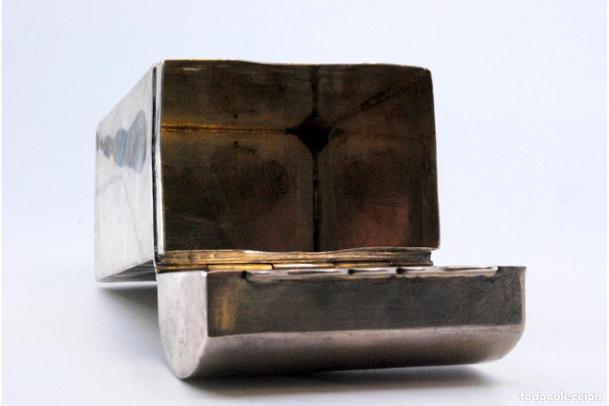 Antig&uuml;edades: Caja de tabaco, plata - Foto 7
