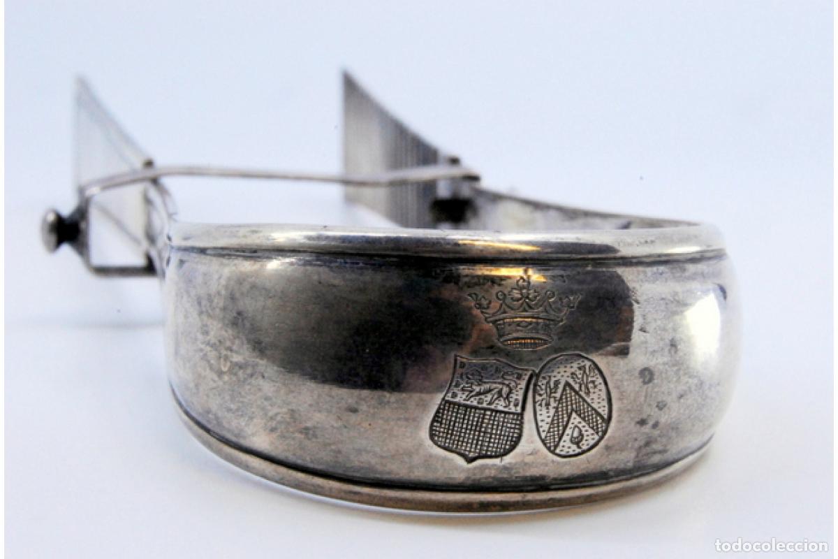 Antig&uuml;edades: Pinzas para ensalada o pan, de plata - Foto 4