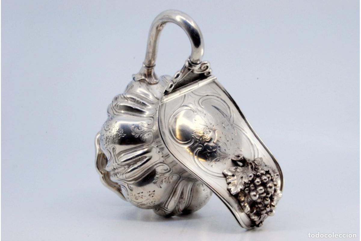 Antig&uuml;edades: jarra de leche de plata - Foto 4