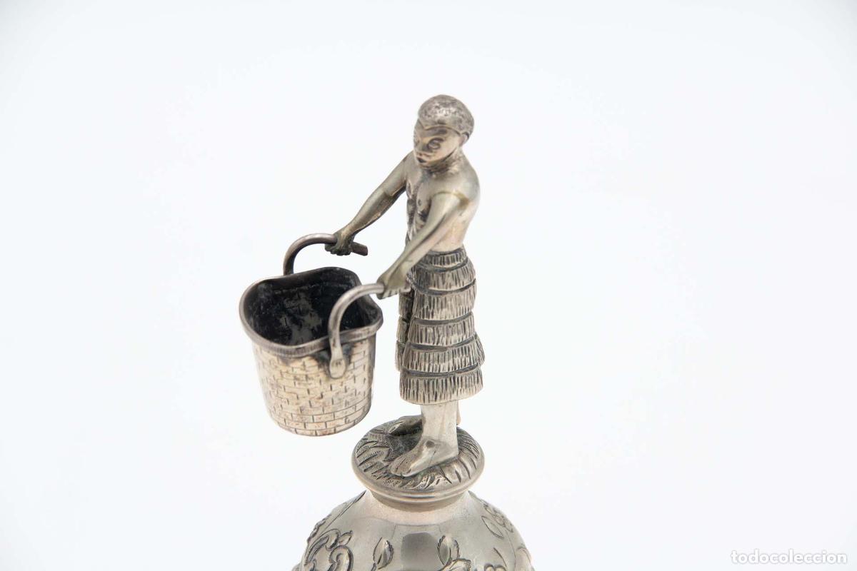 Antig&uuml;edades: Palillero de plata - Ind&iacute;gena - Foto 3
