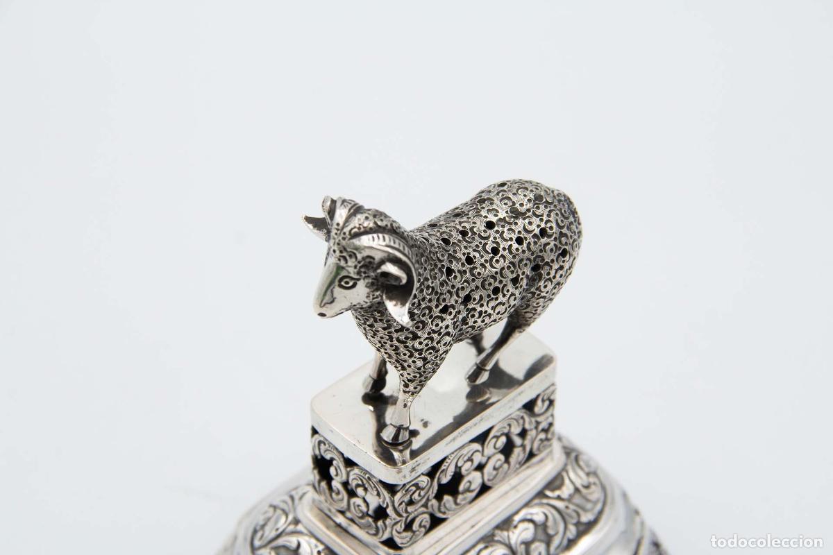 Antig&uuml;edades: Palillero de plata - Oveja - Foto 3