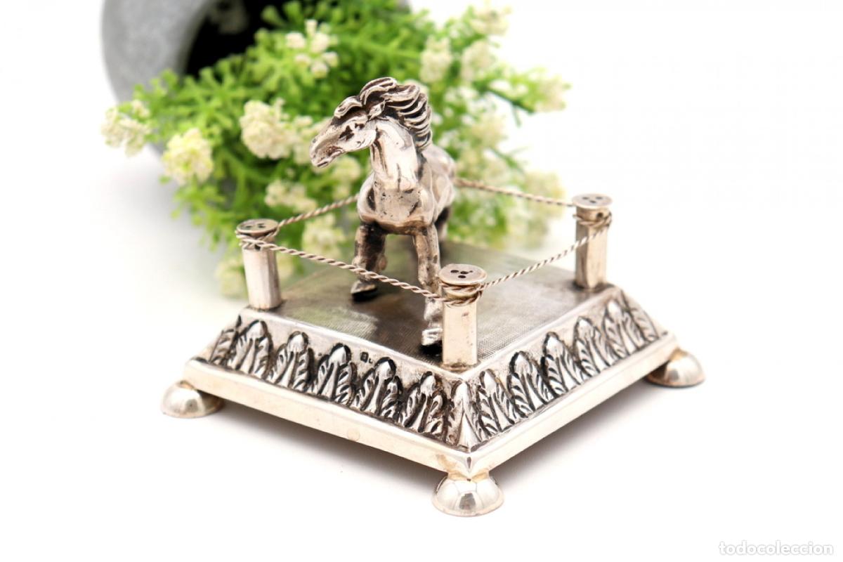 Antig&uuml;edades: Palillero de plata - Caballo - Foto 5