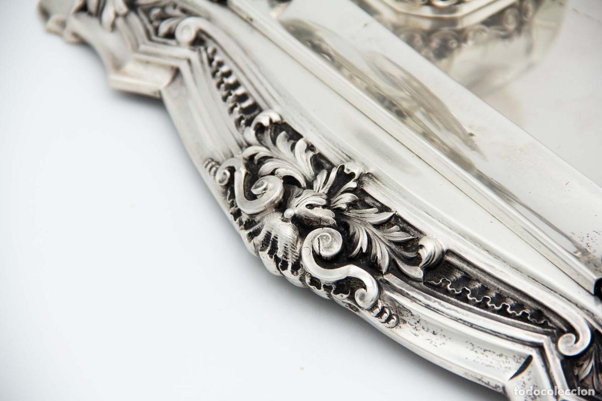 Antig&uuml;edades: tintero de plata - Foto 3