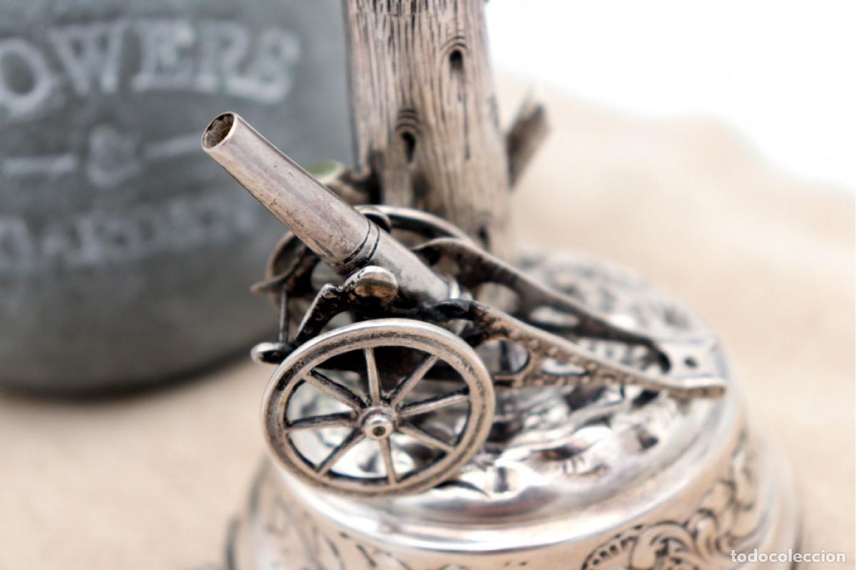 Antig&uuml;edades: Palillero de plata - Cannon - Foto 2