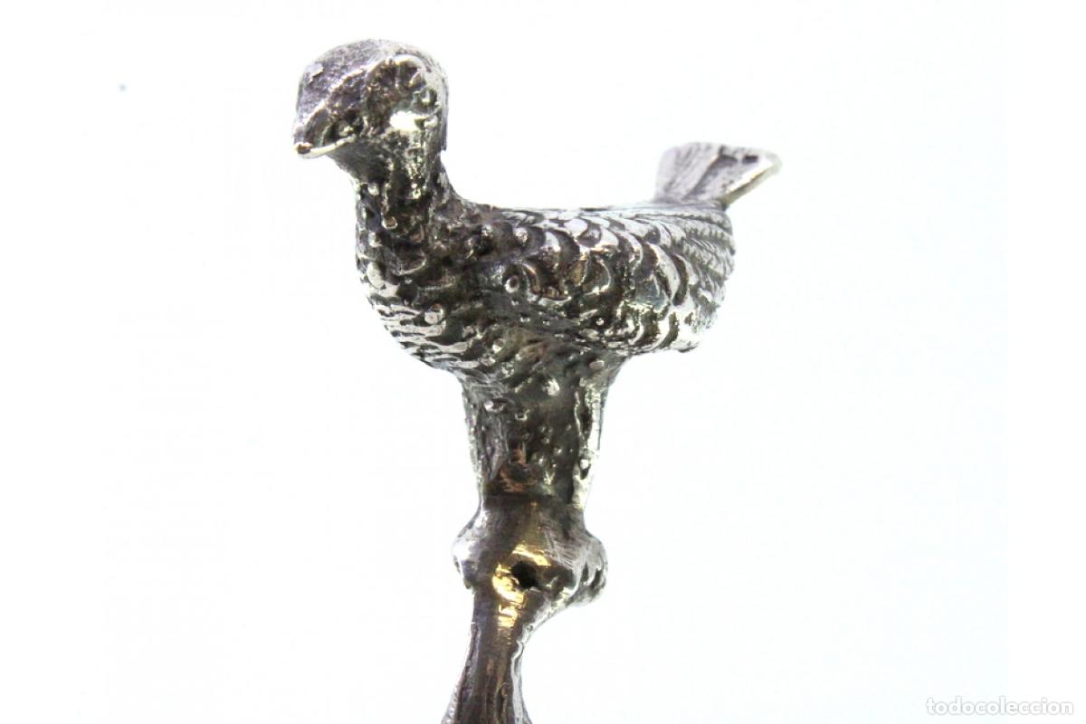 Antig&uuml;edades: Palillero de plata - Aves y frutas - Foto 8