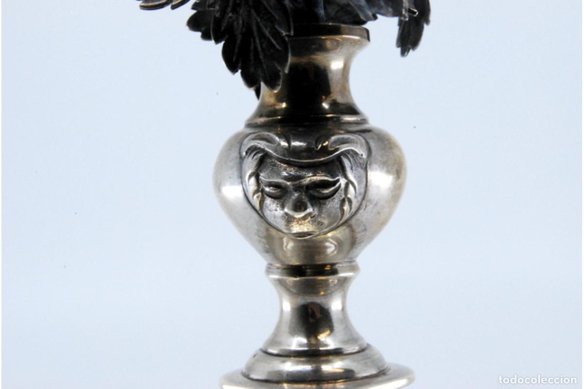 Antig&uuml;edades: Palillero de plata - Ave - Foto 2