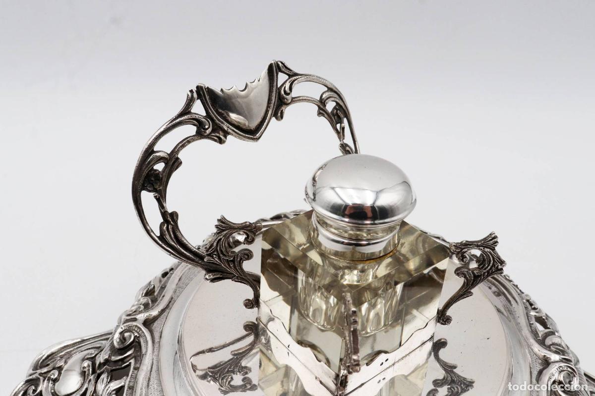Antig&uuml;edades: tintero de plata - Foto 2