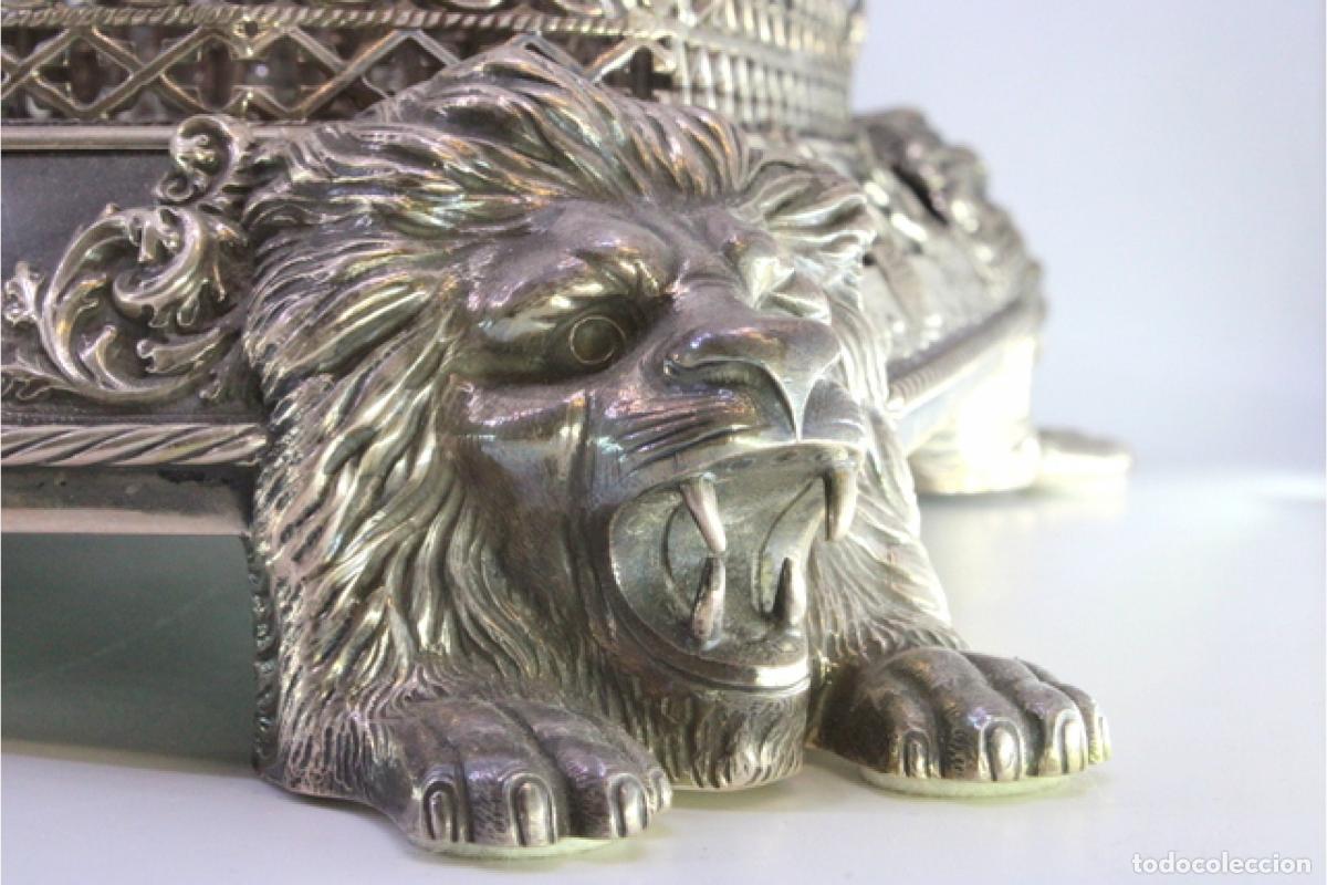 Antig&uuml;edades: tintero de plata - Foto 3
