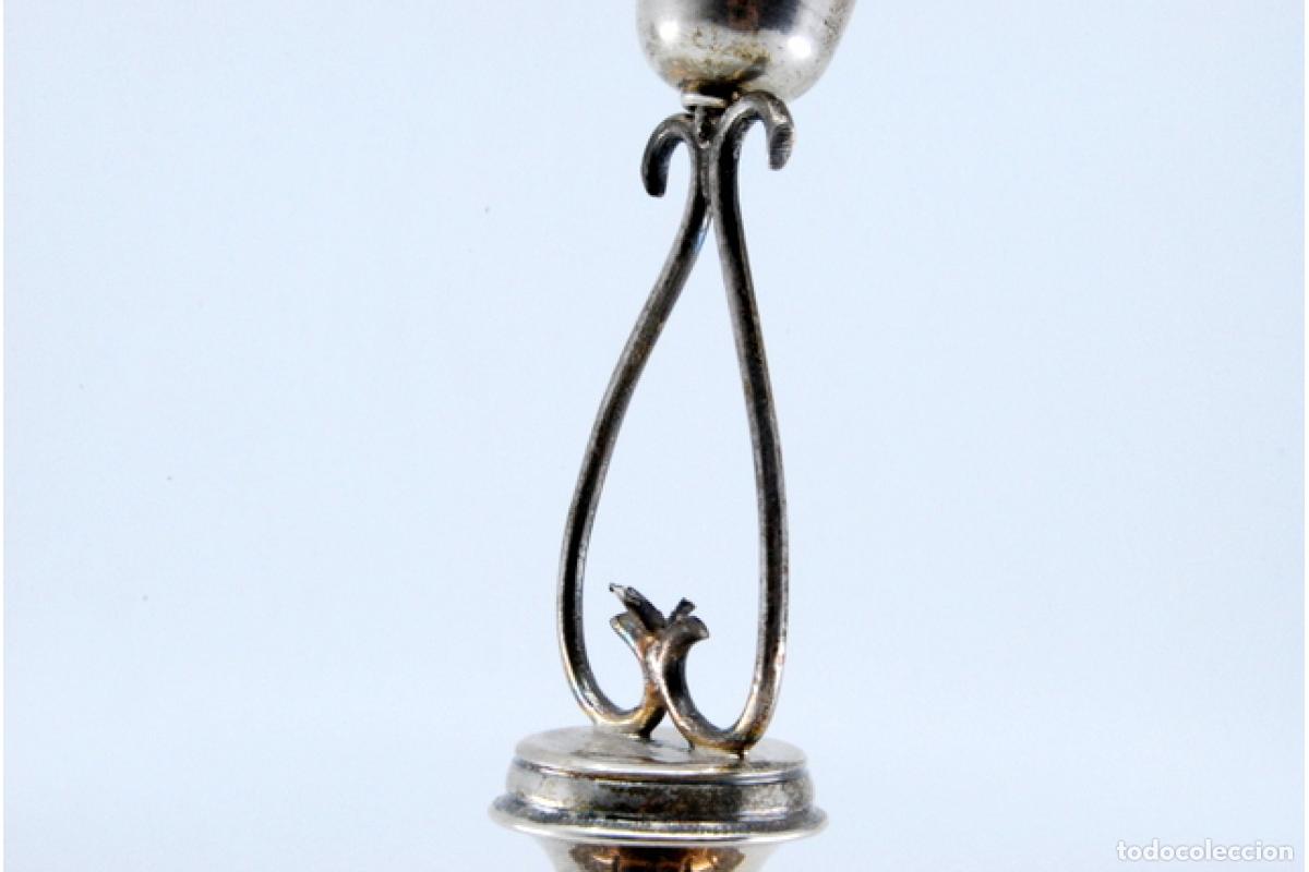 Antig&uuml;edades: Palillero de plata - C&aacute;liz - Foto 2
