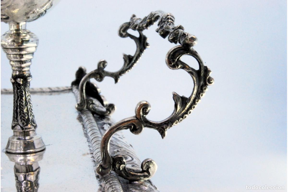 Antig&uuml;edades: tintero de plata - Foto 5