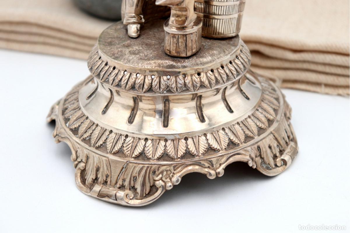 Antig&uuml;edades: Palillero de plata - Herrero con martillo - Foto 5