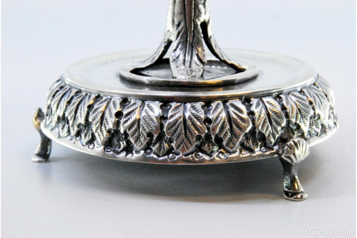 Antig&uuml;edades: Palillero de plata - Flores - Foto 3