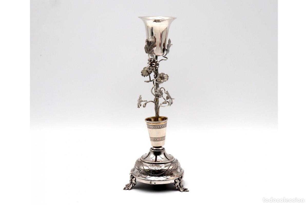 Antig&uuml;edades: Palillero de plata - C&aacute;liz - Foto 2