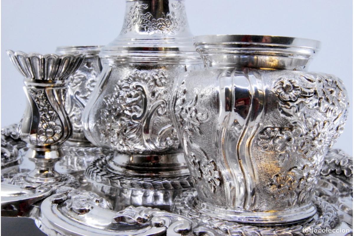 Antig&uuml;edades: tintero de plata - Foto 4