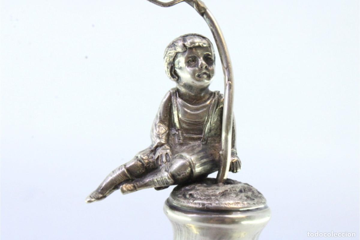 Antig&uuml;edades: Palillero de plata - C&aacute;liz - Foto 6