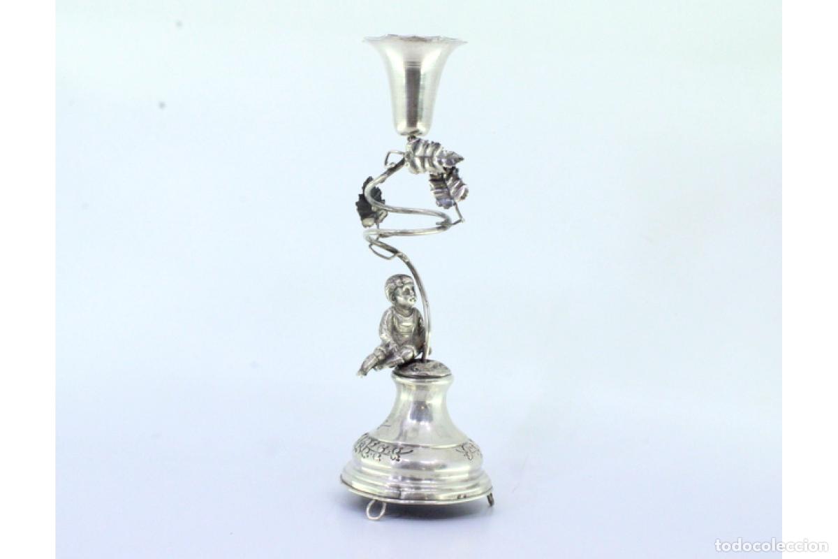 Antig&uuml;edades: Palillero de plata - C&aacute;liz - Foto 8