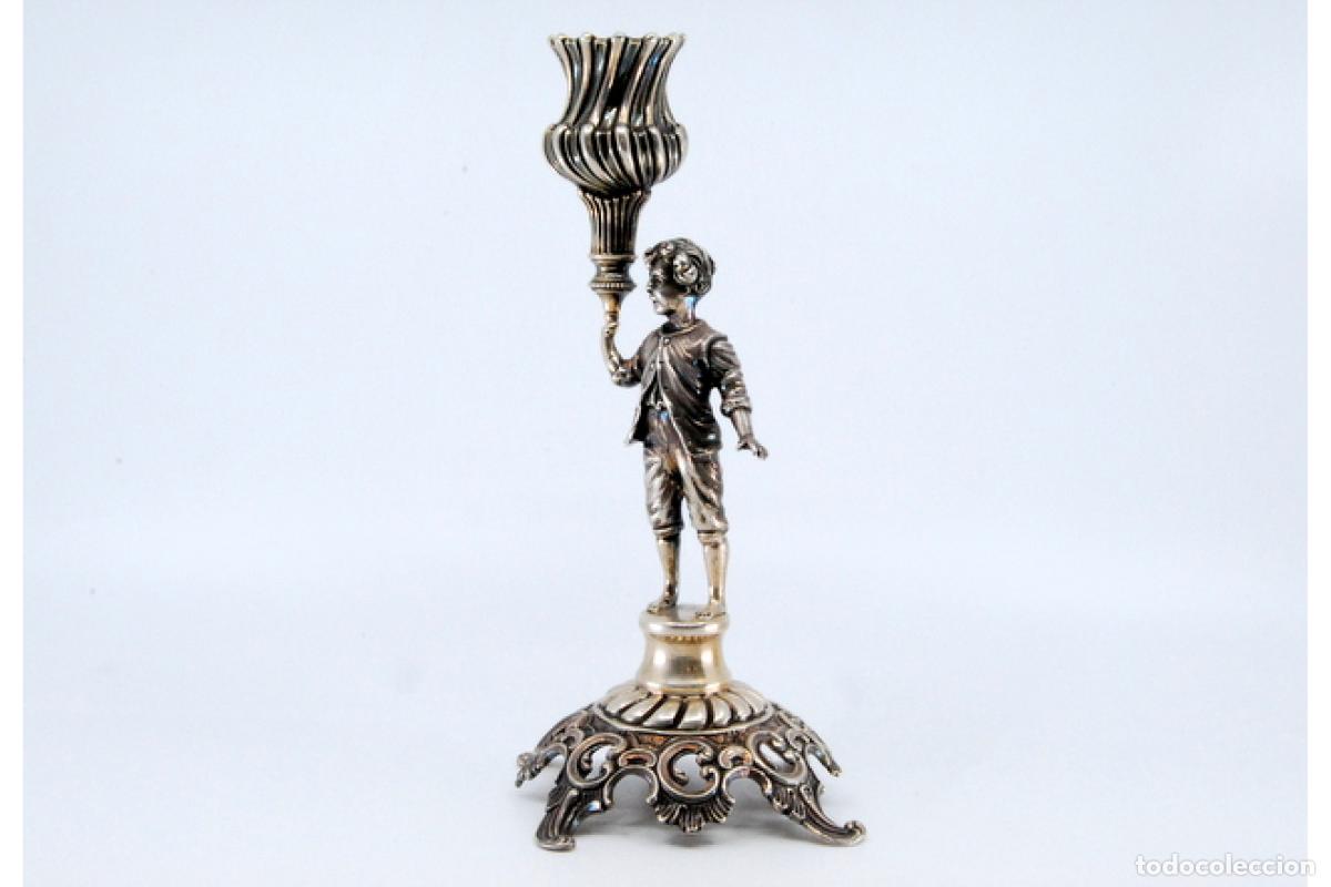 Antig&uuml;edades: Palillero de plata - C&aacute;liz - Foto 3