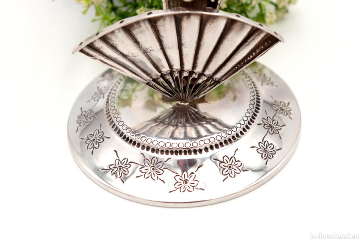 Antig&uuml;edades: Palillero de plata - Dama con abanico - Foto 3