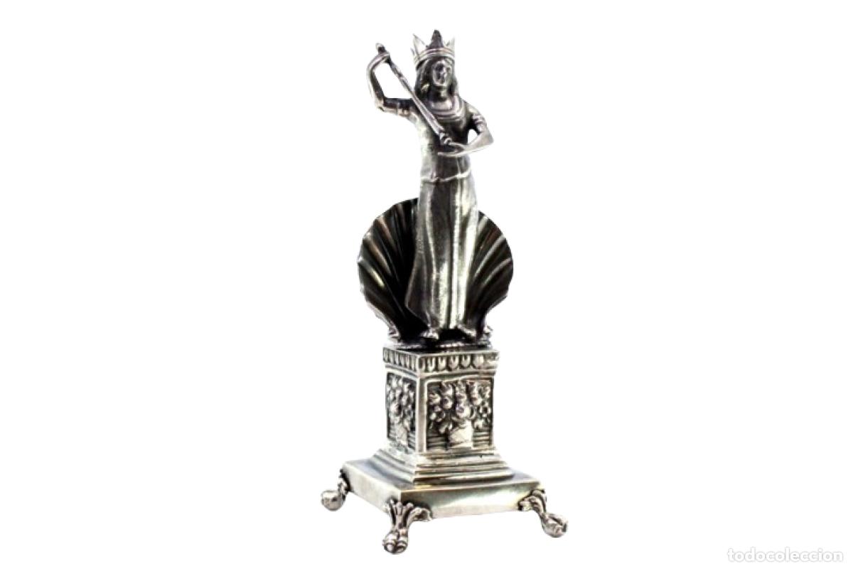 Oggetti Antichi: porta palillos de plata