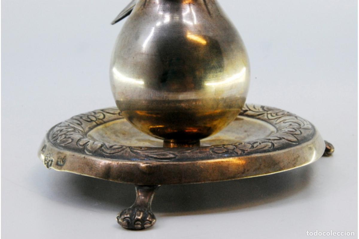 Antig&uuml;edades: Palillero de plata - Posado en un peral - Foto 4