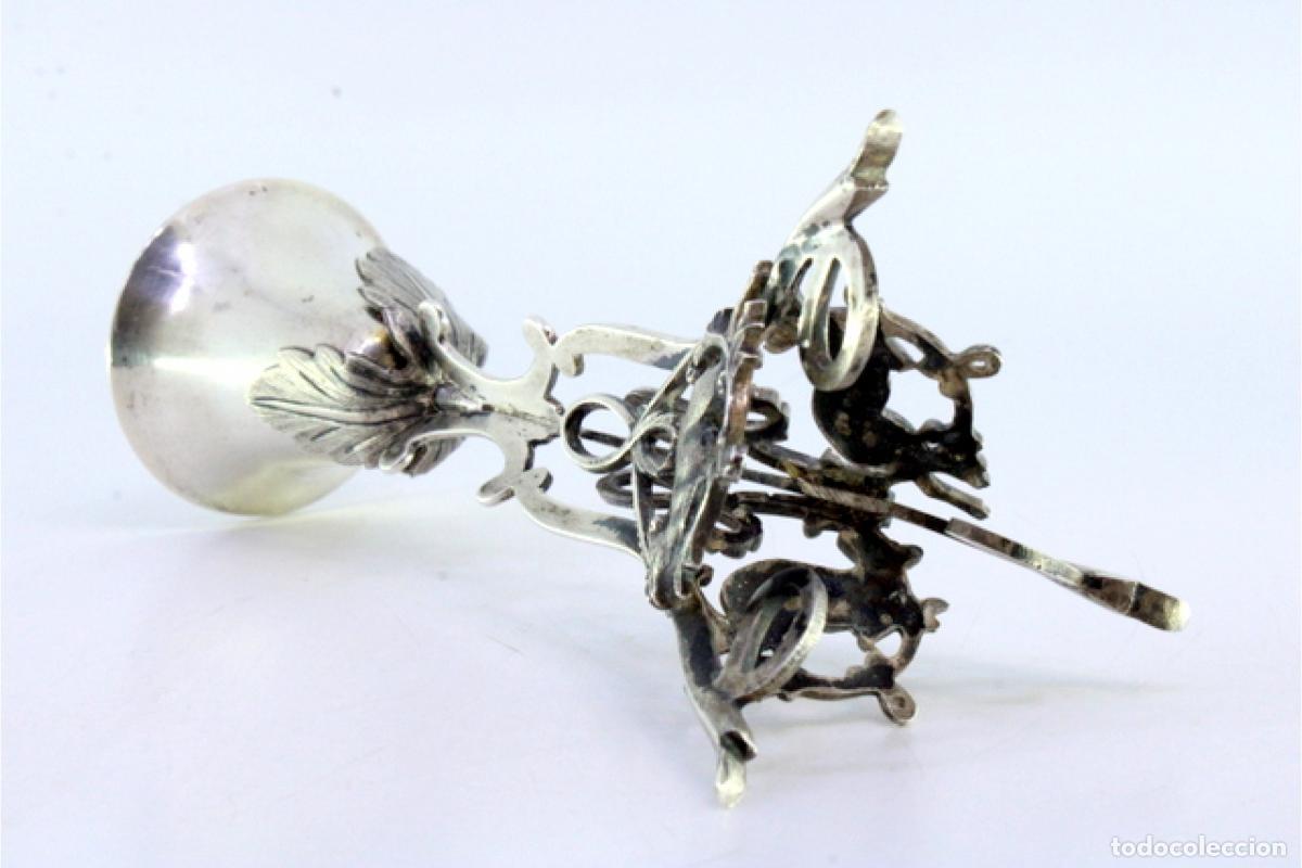 Antig&uuml;edades: Palillero de plata - C&aacute;liz - Foto 7