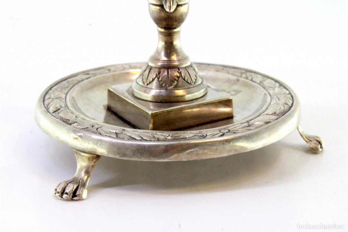 Antig&uuml;edades: Palillero de plata - Jarr&oacute;n con flores - Foto 3