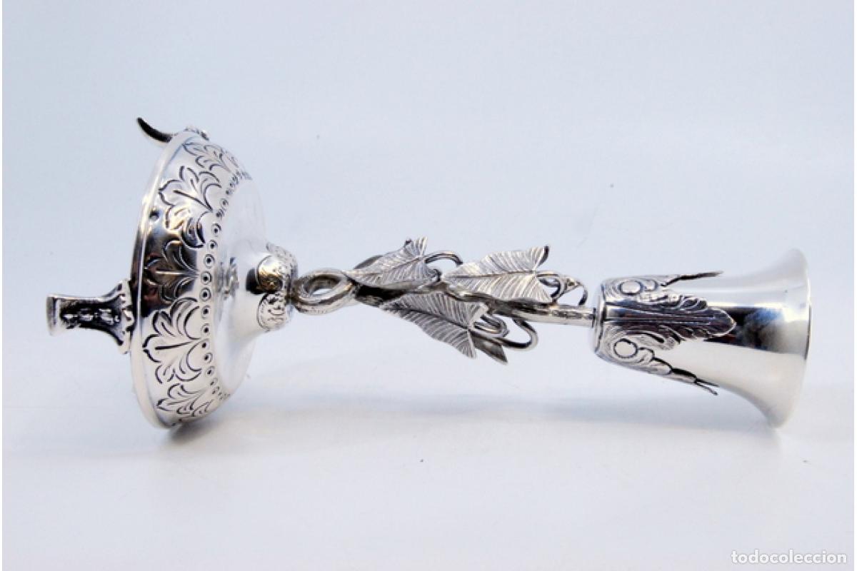 Antig&uuml;edades: Palillero de plata - C&aacute;liz - Foto 3