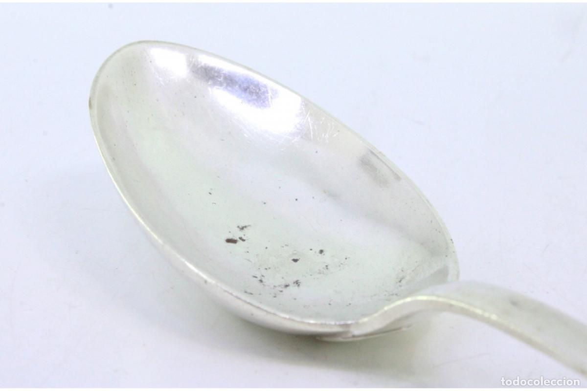 Antig&uuml;edades: Cuchara de plata para servir arroz - Foto 2