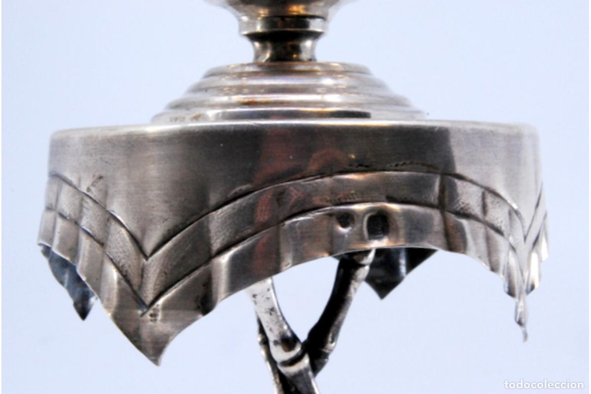 Antig&uuml;edades: Palillero de plata - Mesa con jaula - Foto 3
