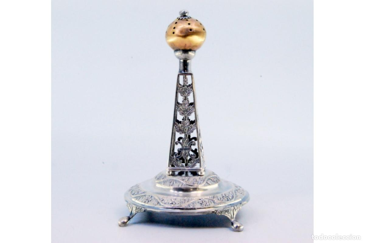 Antig&uuml;edades: Palillero de plata - Obelisco - Foto 3