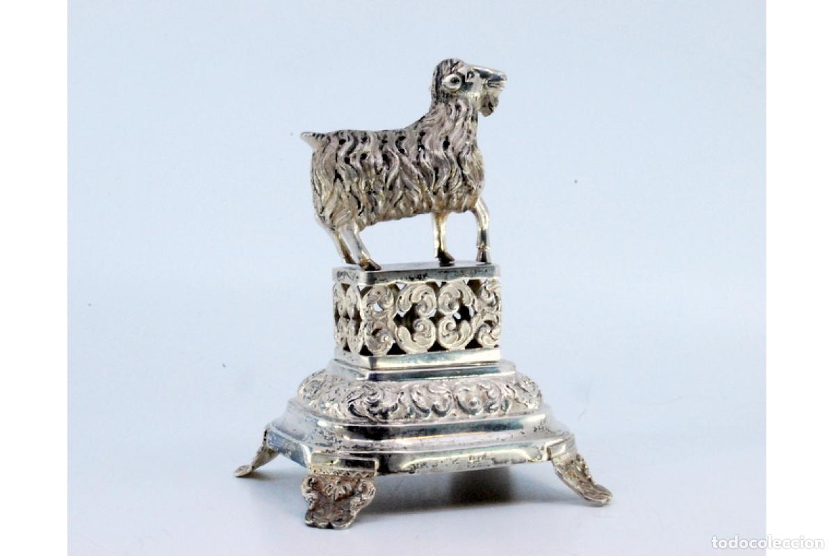 Antig&uuml;edades: Palillero de plata - Oveja - Foto 2