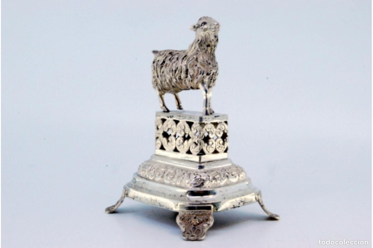 Antig&uuml;edades: Palillero de plata - Oveja - Foto 3