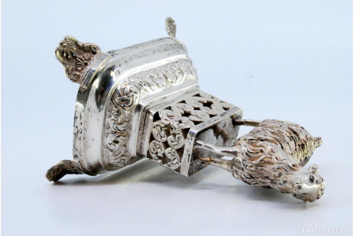 Antig&uuml;edades: Palillero de plata - Oveja - Foto 4