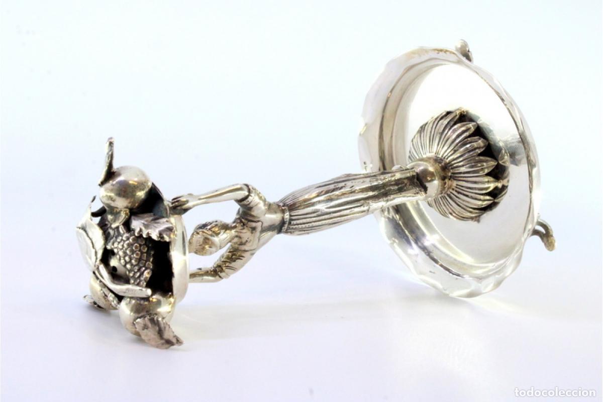 Antig&uuml;edades: Palillero de plata - Vendedor de frutas - Foto 6