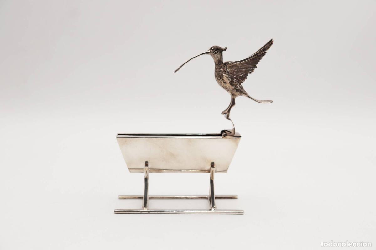 Antig&uuml;edades: Palillero de plata - P&aacute;jaro - Foto 3