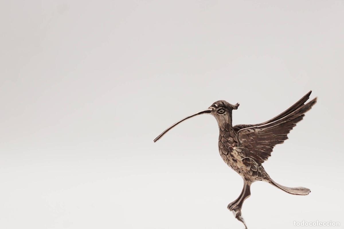 Antig&uuml;edades: Palillero de plata - P&aacute;jaro - Foto 5