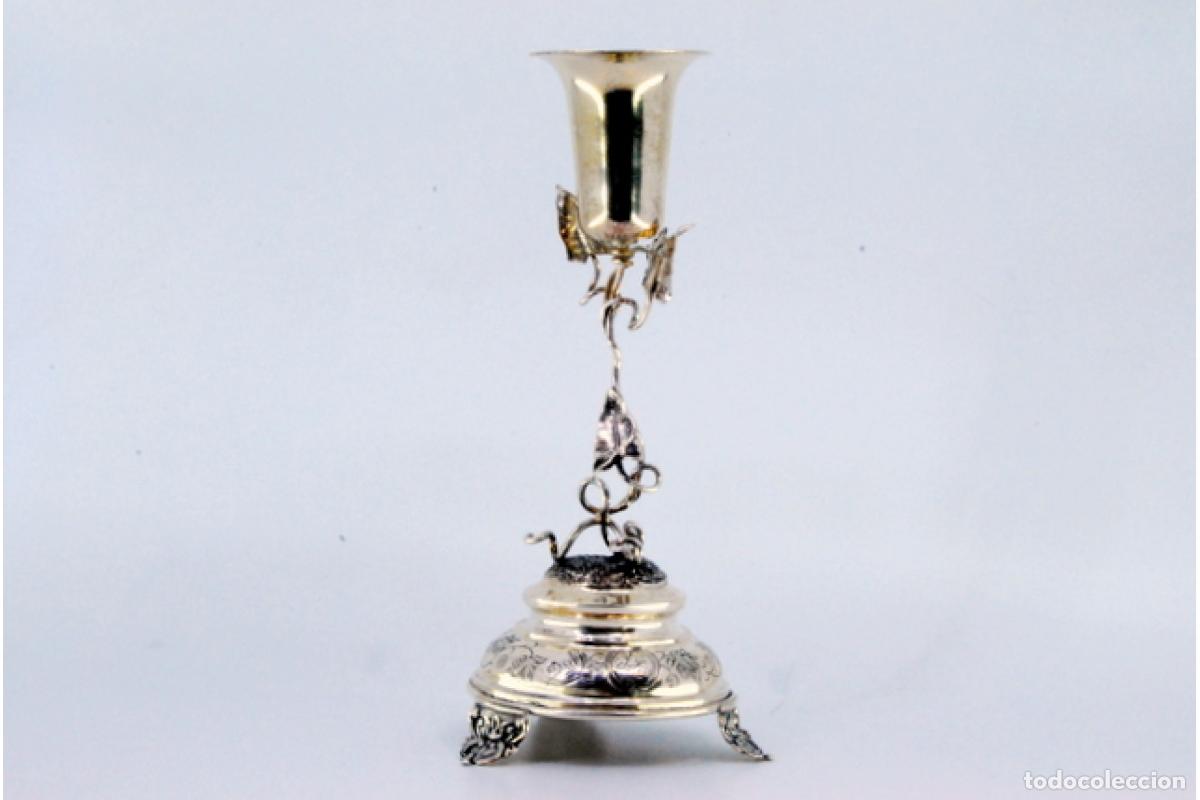 Antig&uuml;edades: Palillero de plata - C&aacute;liz - Foto 3