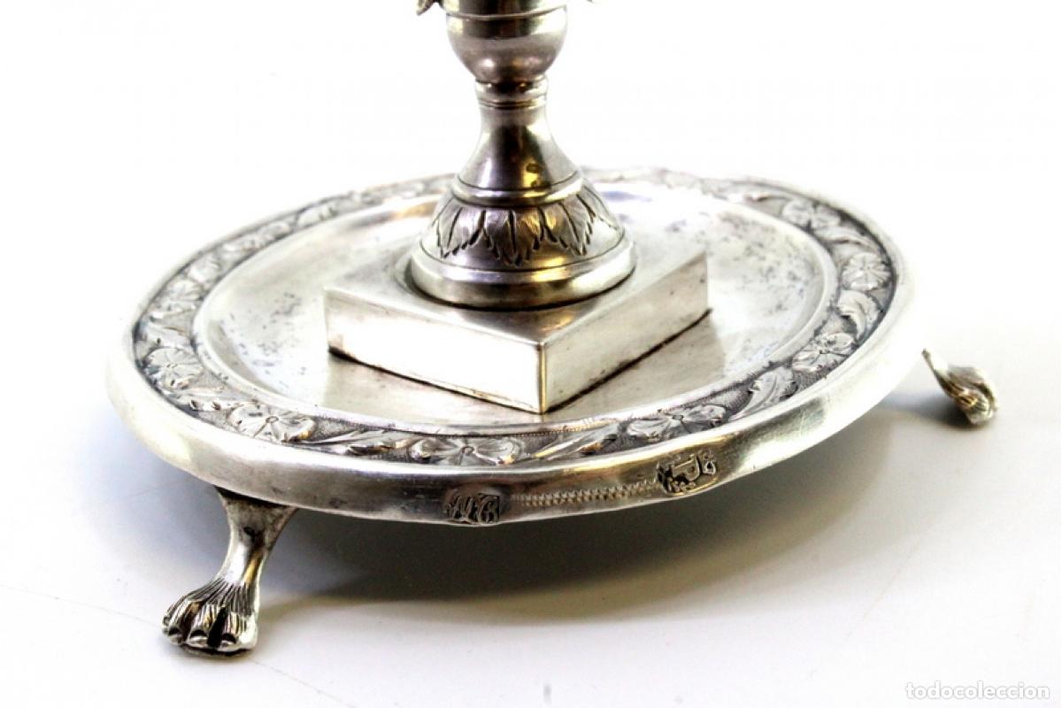 Antig&uuml;edades: Palillero de plata - Flores - Foto 4