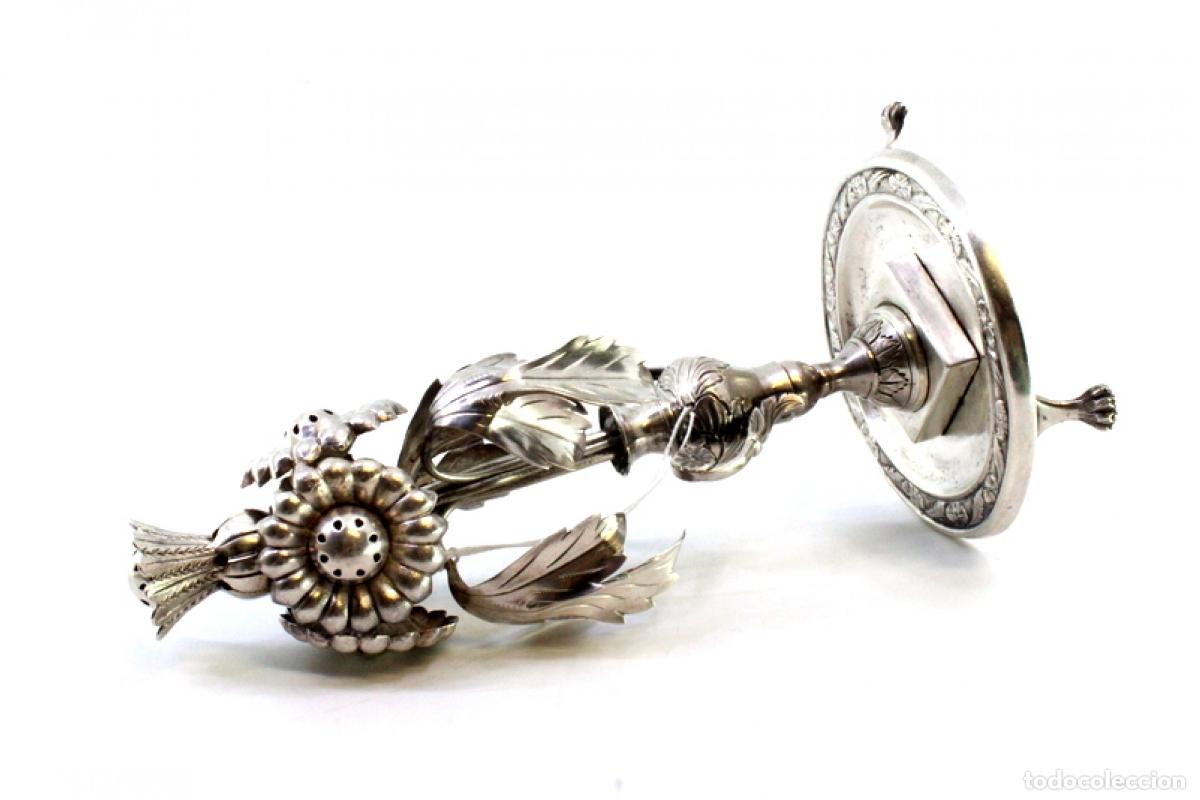 Antig&uuml;edades: Palillero de plata - Flores - Foto 6