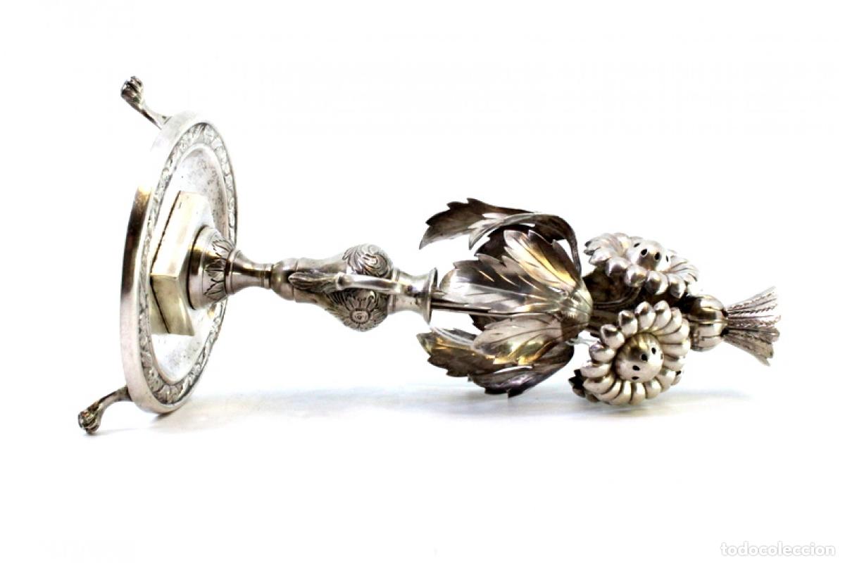 Antig&uuml;edades: Palillero de plata - Flores - Foto 8