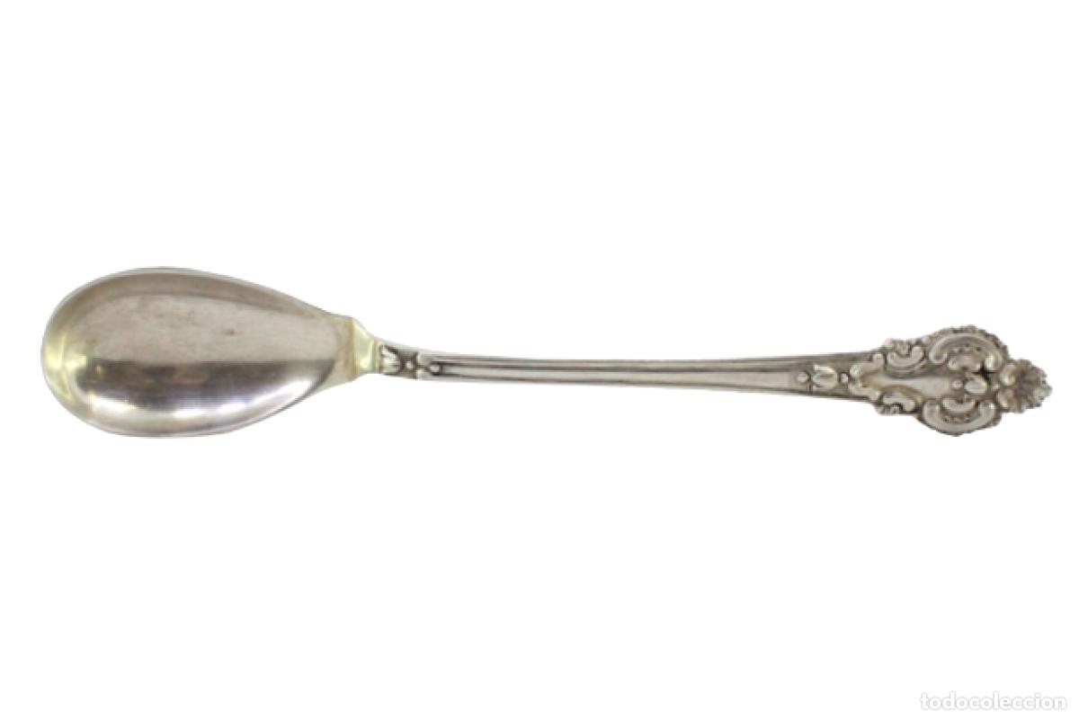 Antiquit&auml;ten: Cuchara de plata para servir arroz