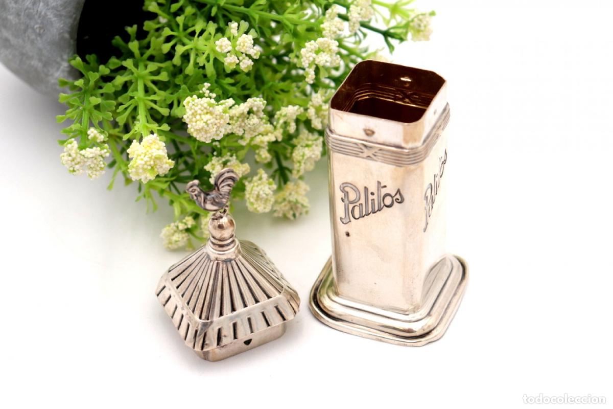 Antig&uuml;edades: Palillero de plata - Gallo - Foto 4