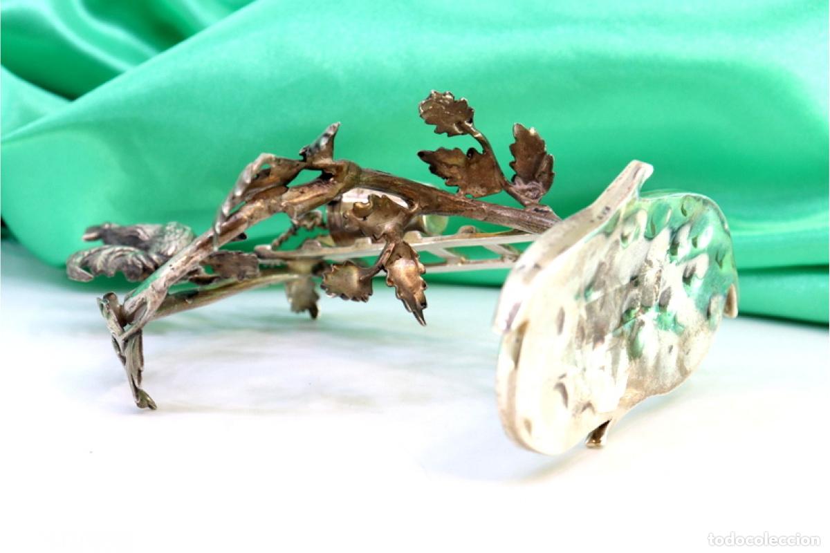 Antig&uuml;edades: Palillero de plata - Creeper y gallo - Foto 5