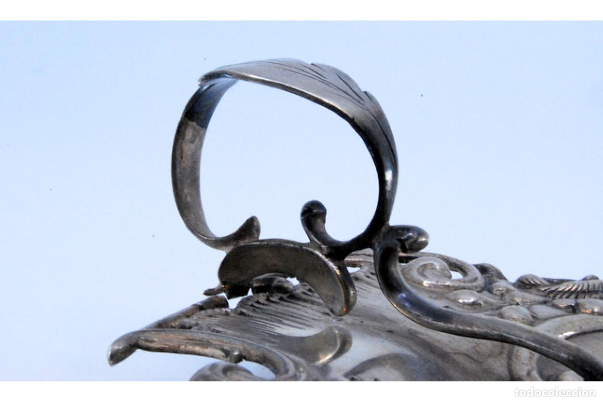 Antig&uuml;edades: Candelero de mano, en plata - Foto 5