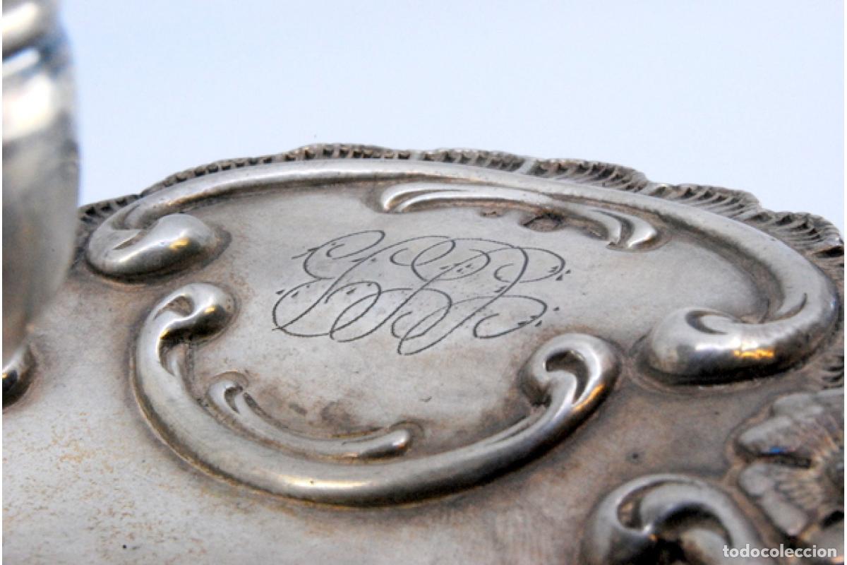 Antig&uuml;edades: Candelero de mano, en plata - Foto 9