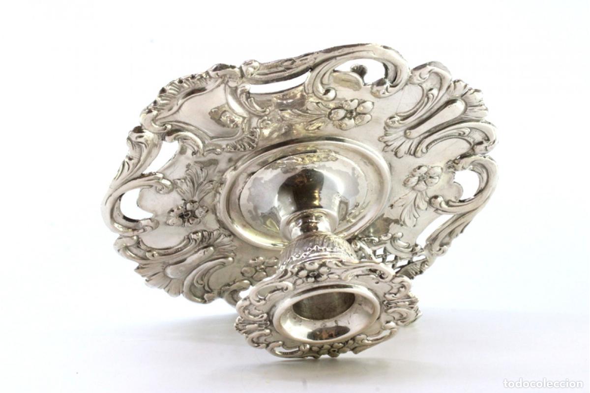 Antig&uuml;edades: Candelero de mano, en plata - Foto 5