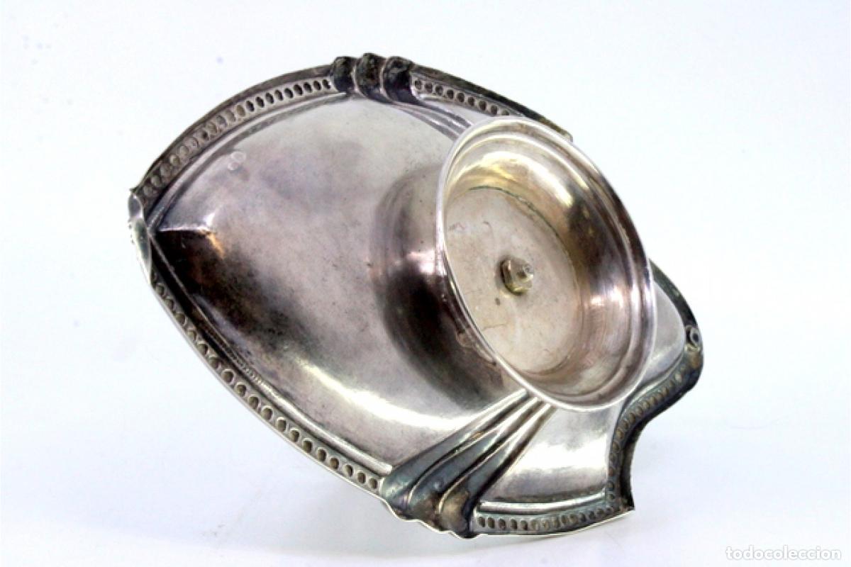 Antig&uuml;edades: Candelero de mano, en plata - Foto 4