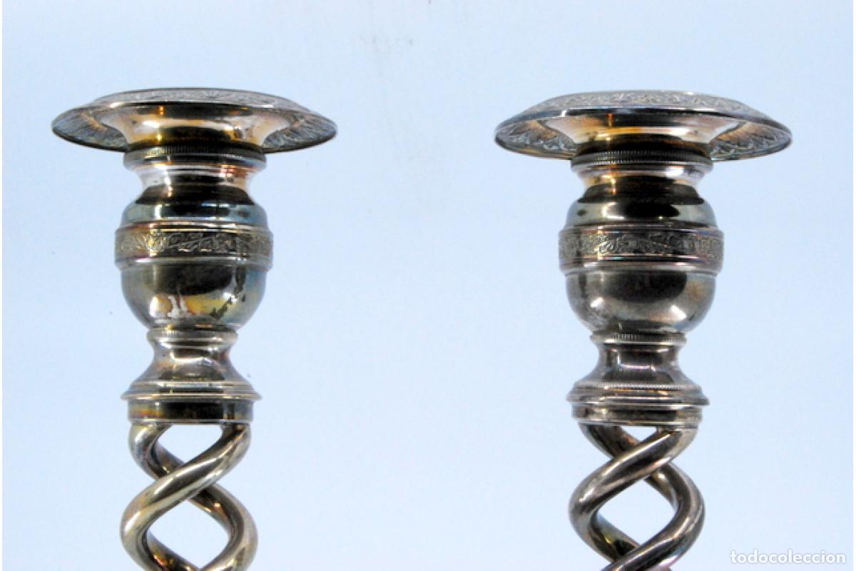 Antig&uuml;edades: Candelabros de plata - Foto 10